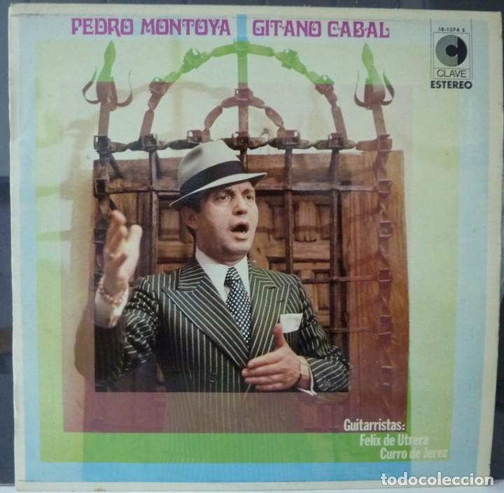 Discos de vinilo: PEDRO MONTOYA // GITANO CABAL /7 1976 // (VG VG). LP - Foto 1