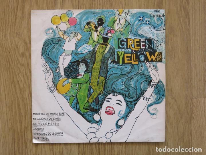Dischi in vinile: RARE LP BRASIL MAESTRO POCHO PEREZ GREEN & YELLOW VARIG VSI-1.000 SAMBA TOM JOBIM JORGE BEN
