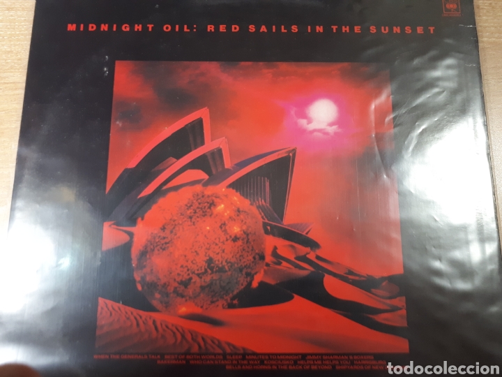 Discos de vinilo: MIDNIGHT OIL RED SAILS IN THE SUNSET - Foto 2
