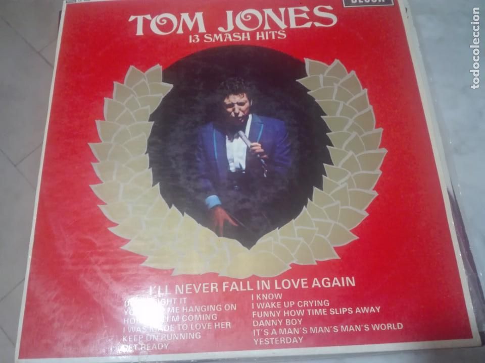 Discos de vinilo: TOM JONES 13 SMASH HITS 1968 DECCA # - Foto 1