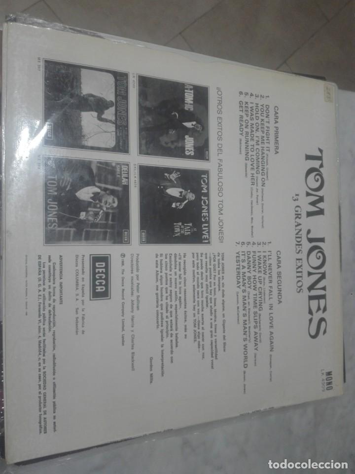 Discos de vinilo: TOM JONES 13 SMASH HITS 1968 DECCA # - Foto 2