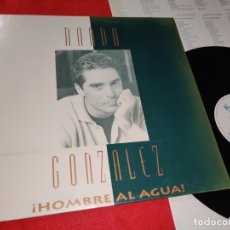 Discos de vinilo: NANDO GONZALEZ ¡HOMBRE AL AGUA! LP 1991 BLAU JOAN BIBILONI+HILARIO CAMACHO+PEPE MILAN+JORGE D'AMICO