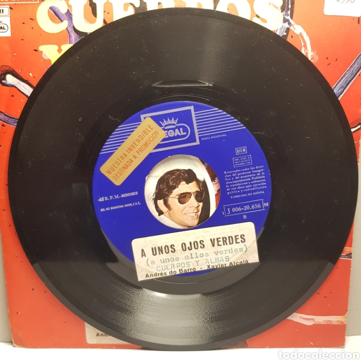 Discos de vinilo: CUERPOS Y ALMAS - SAMBA SAMBA SINGLE - Foto 4