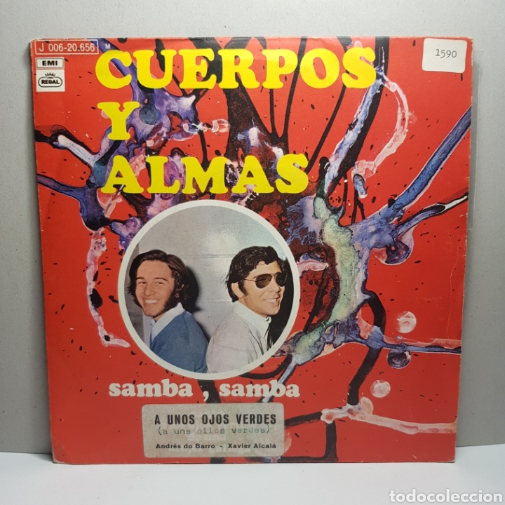 Discos de vinilo: CUERPOS Y ALMAS - SAMBA SAMBA SINGLE - Foto 1