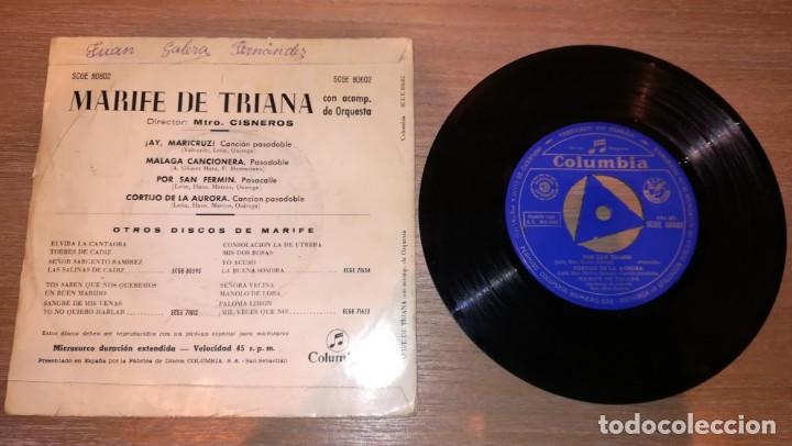Discos de vinilo: Disco Marif&eacute; de Triana - Foto 2