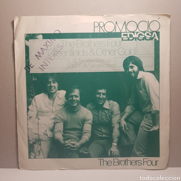 Discos de vinilo: THE BROTHERS FOUR - GREENFIELDS & OTHER GOLD - Foto 1