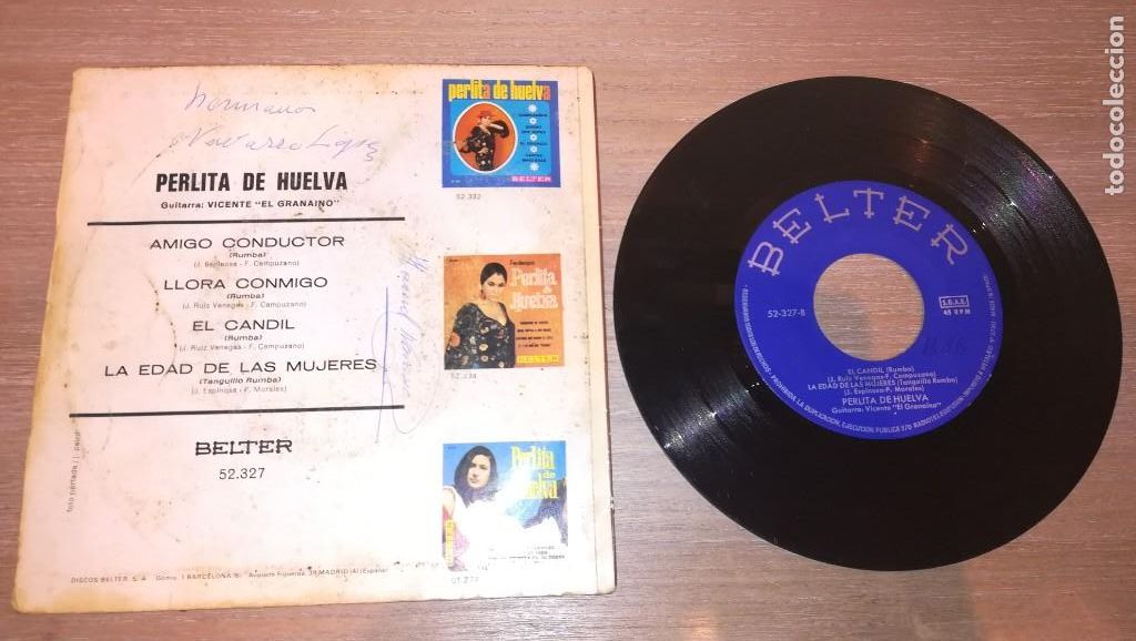Discos de vinilo: Disco Perlita de Huelva - Foto 2
