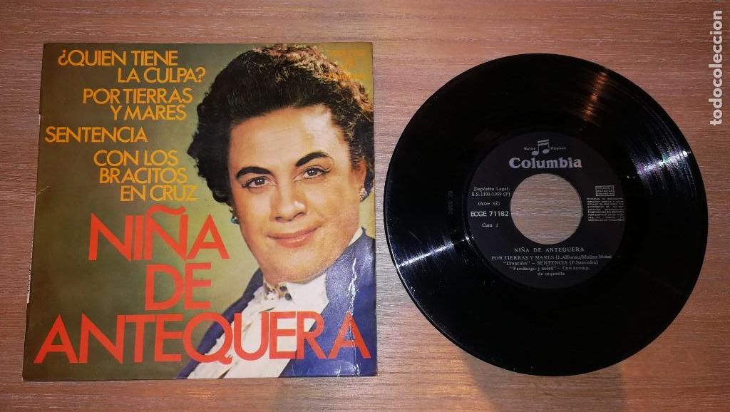 Discos de vinilo: Disco Ni&ntilde;a de Antequera - Foto 1