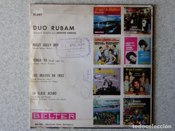 Discos de vinilo: DUO RUBAM.HULLY GULLY BOY + 3 - Foto 2