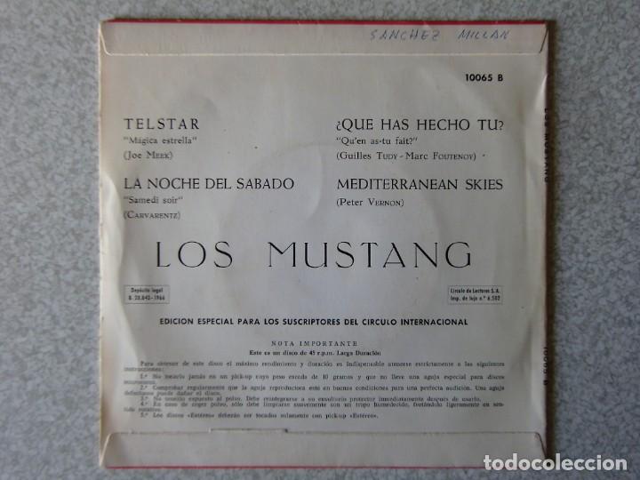 Discos de vinilo: LOS MUSTANG.TELSTAR + 3...EX - Foto 2