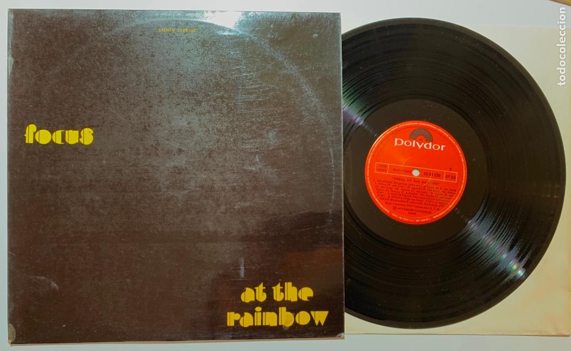 Vinyl records: disco lp vinilo focus at the rainbow edicion espa&ntilde;ola de 1975