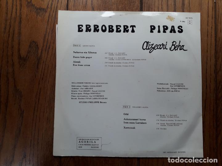 Discos de vinilo: Errobert pipas  - aizeari beha - Foto 2