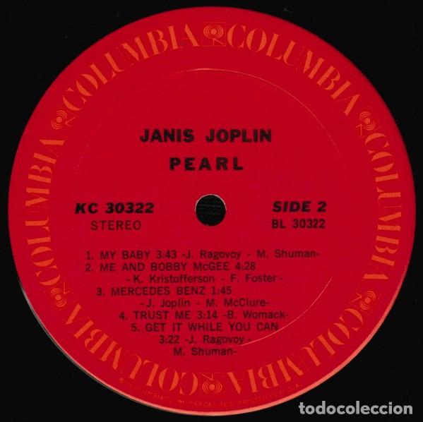 Discos de vinilo: Janis Joplin &ndash; Pearl -LP- - Foto 3