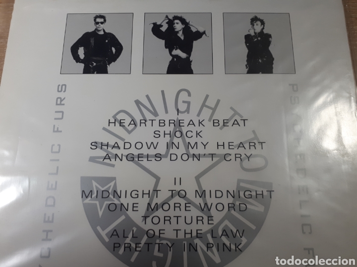 Discos de vinilo: PSYCHEDELIC FURS MIDNIGHT TO MIDNIGHT - Foto 2