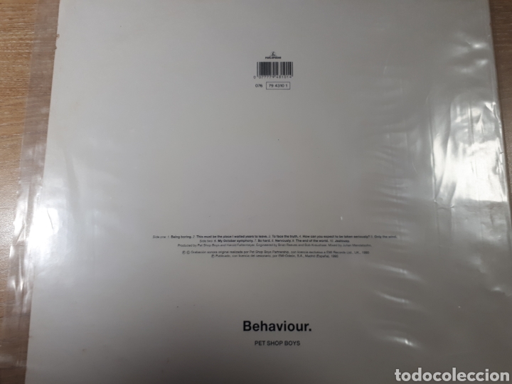 Discos de vinilo: PET SHOP BOYS BEHAVIOUR - Foto 2