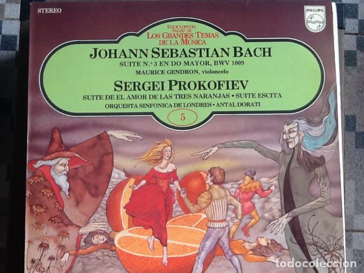 Discos de vinilo: BACH Y PROKOFIEV - Foto 1