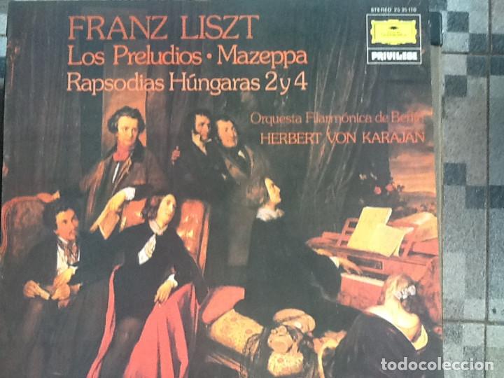 Discos de vinilo: LISZT, LOS PRELUDIOS - Foto 1