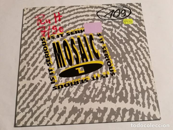 Discos de vinilo: Mosaic - 1 - Is It Serious - 1990 - Foto 1
