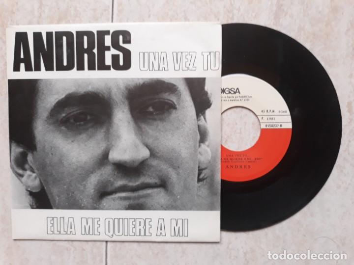 Discos de vinilo: Andr&eacute;s.Una vez tu.1981.Edigsa - Foto 1