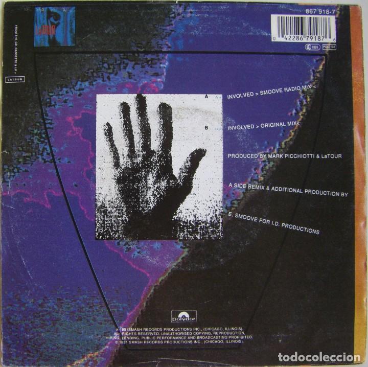 Discos de vinilo: LaTour. Involved , Polydor 867 918-7 - Foto 2