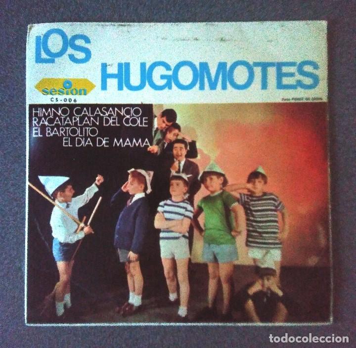 Discos de vinilo: Single Ep Los Hugomotes - Foto 1