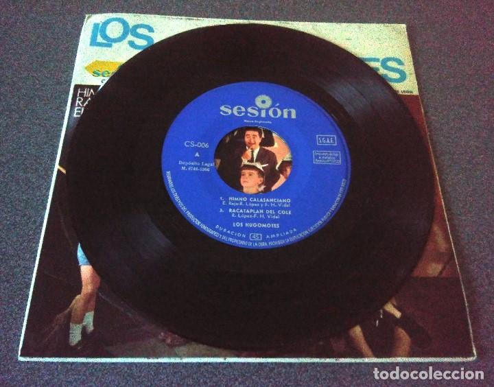 Discos de vinilo: Single Ep Los Hugomotes - Foto 2
