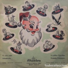 Dischi in vinile: CUENTOS INFANTILES ALHAMBRA - LP ESPAÑOL DE 10 PULGADAS - 25 CM EL ASNO COJITO + 3 #