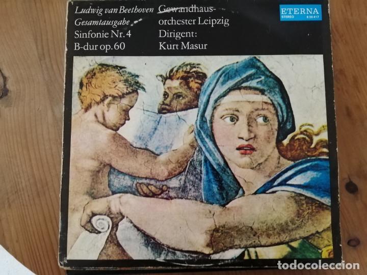 Discos de vinilo: Beethoven Sinfonien 4 Kurt Masur - Foto 1