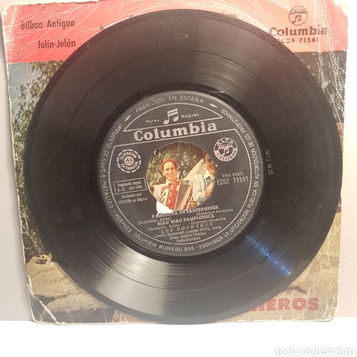 Discos de vinilo: LOS BOCHEROS - SINGLE - Foto 3