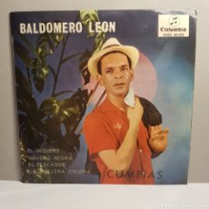 Discos de vinilo: BALDOMERO LEON - CUMBIAS - SINGLE