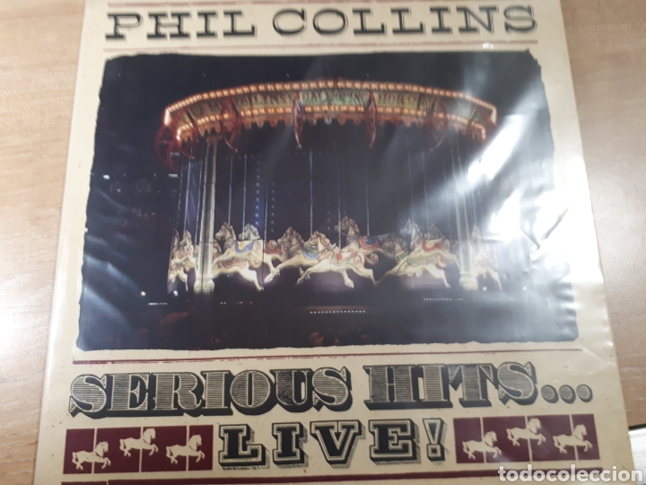 Discos de vinilo: PHIL COLLINS SERIOUS HITS LIVE DOBLE LP - Foto 1