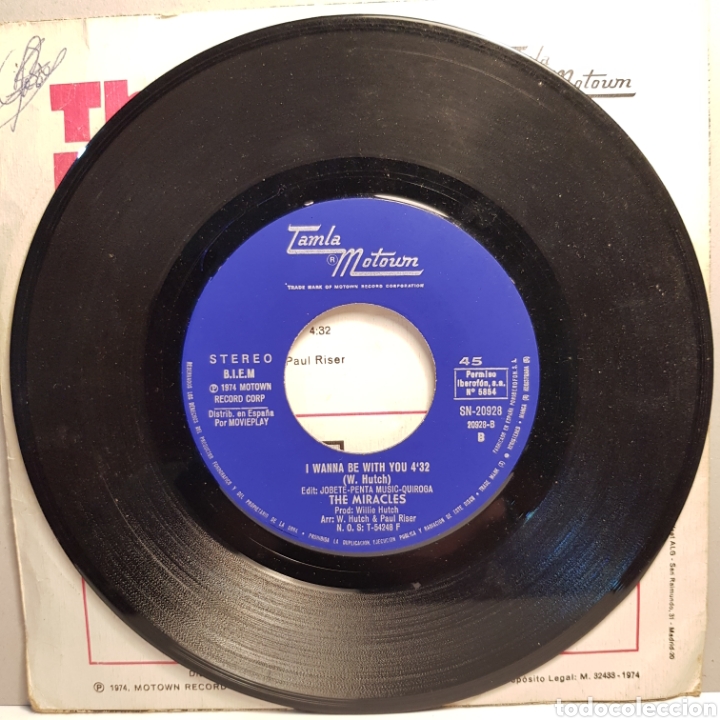 Discos de vinilo: THE MIRACLES - DO IT BABY - SINGLE - Foto 3