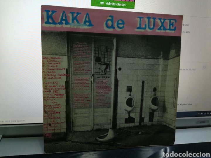 Discos de vinilo: Kaka de luxe ep rosario + 3 1978 - Foto 2