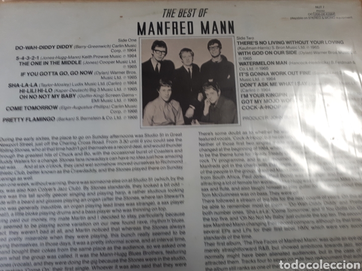 Discos de vinilo: MANFRED MANN THE BEST - Foto 2