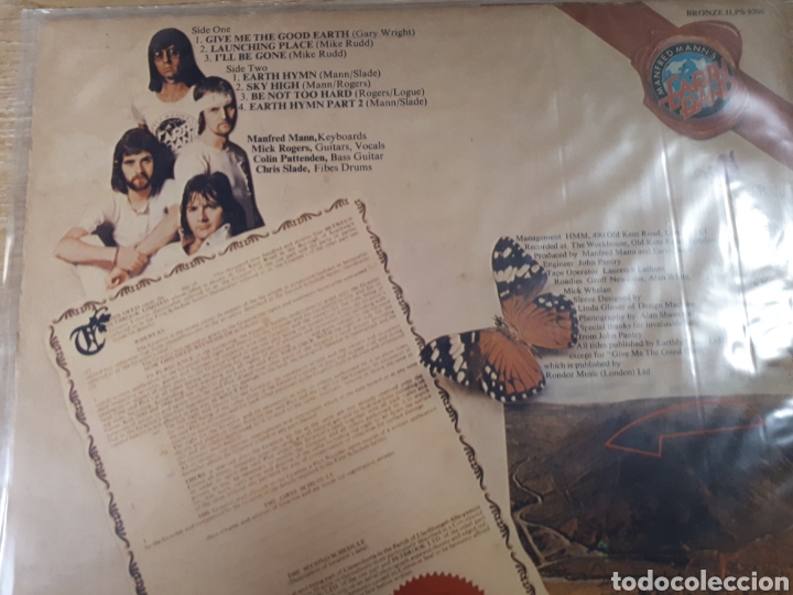 Discos de vinilo: MANFRED MANN S THE GOOD EARTH - Foto 2