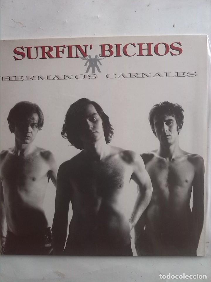 Discos de vinilo: SURFIN &acute;BICHOS HERMANOS CARNALES - Foto 1