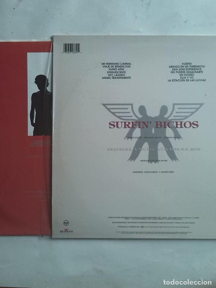 Discos de vinilo: SURFIN &acute;BICHOS HERMANOS CARNALES - Foto 2