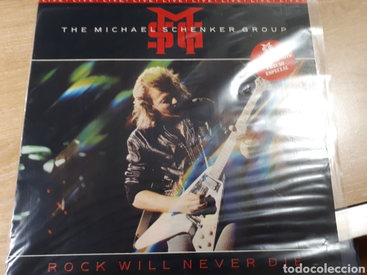 Discos de vinilo: THE MICHAEL SCHENKER GROUP MSG ROCK WILL NEVER DIE LIVE - Foto 1