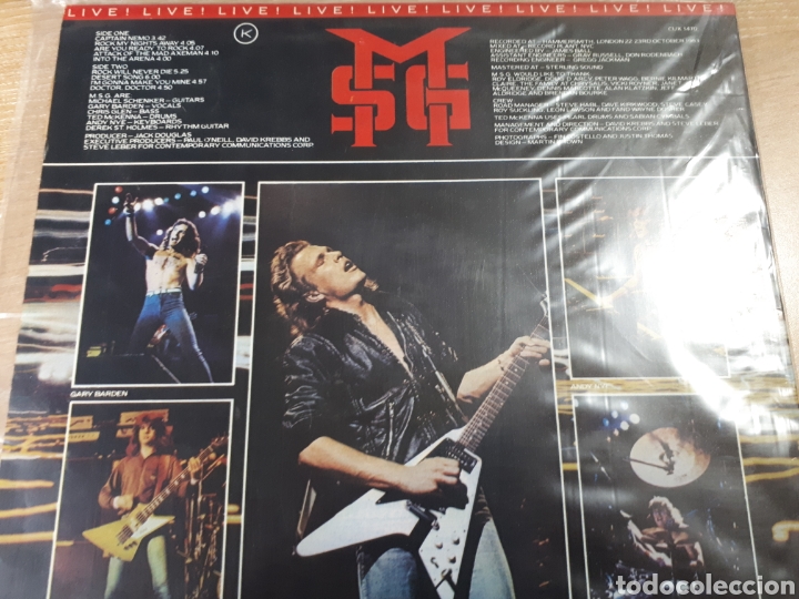 Discos de vinilo: THE MICHAEL SCHENKER GROUP MSG ROCK WILL NEVER DIE LIVE - Foto 2