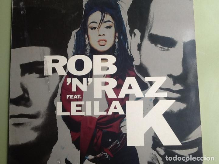 Discos de vinilo: ROB N RAZ, LEILA K, ARIOLA 1990 - Foto 1