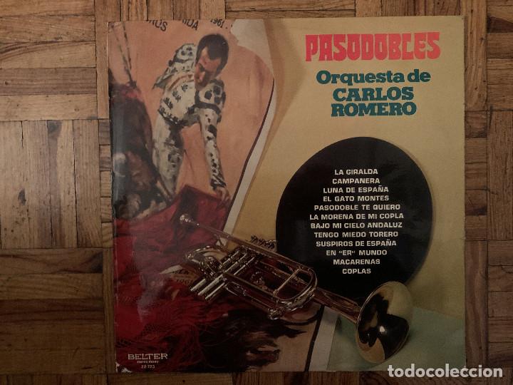 Discos de vinilo: pasodobles carlos romero - Foto 1