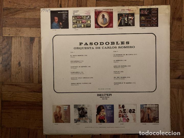 Discos de vinilo: pasodobles carlos romero - Foto 2