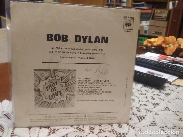 Discos de vinilo: BOB DYLAN   MI CORAZON  SINGLE SPAIN 1981 PDELUXE - Foto 2