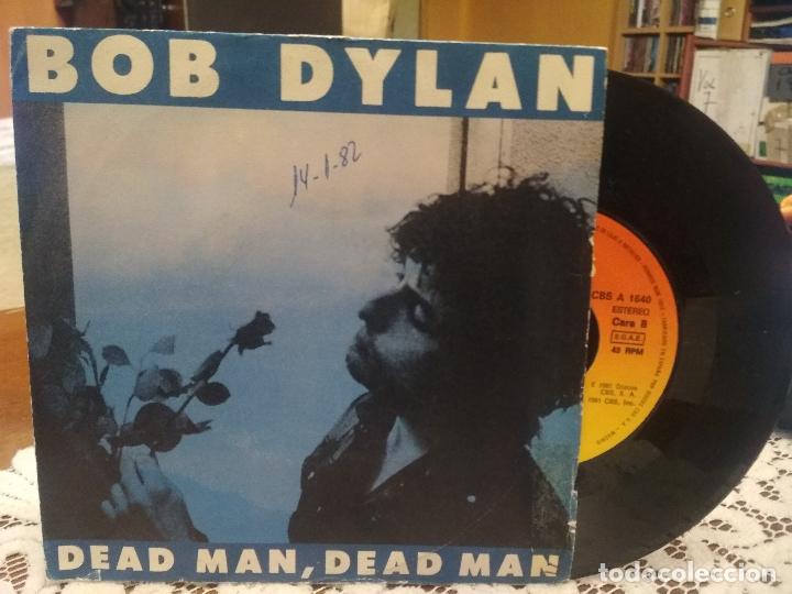 Discos de vinilo: BOB DYLAN   DEAN MAN, DED MAN   SINGLE SPAIN 1981 PDELUXE - Foto 1