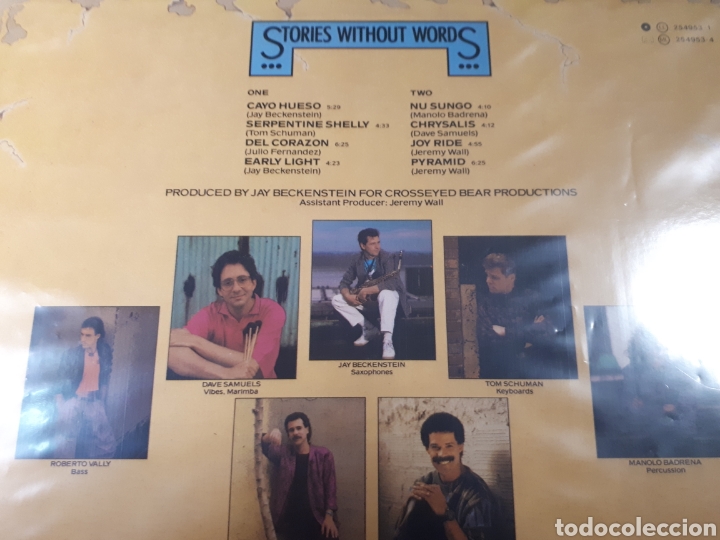 Discos de vinilo: SPYRO GYRA STORIES WITHOUT WORDS - Foto 2
