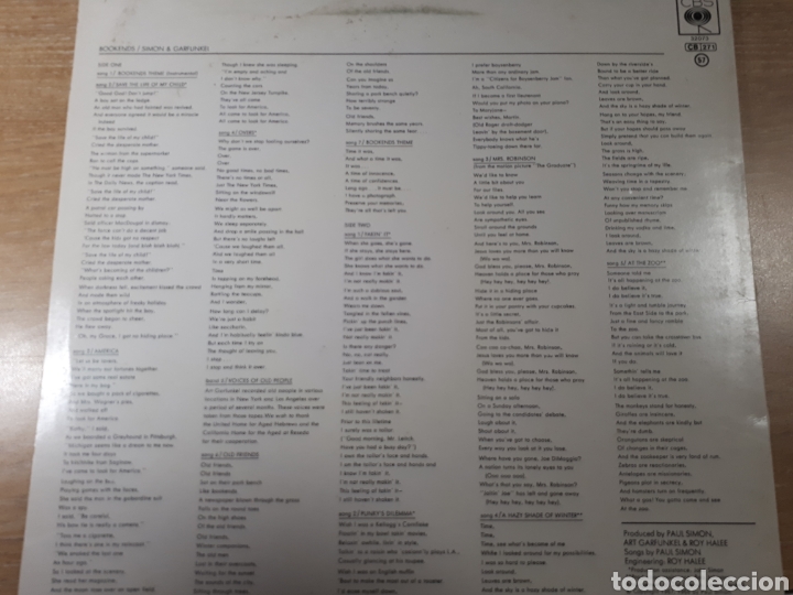 Discos de vinilo: SIMON AND GARFUNKEL BOOKENDS - Foto 2