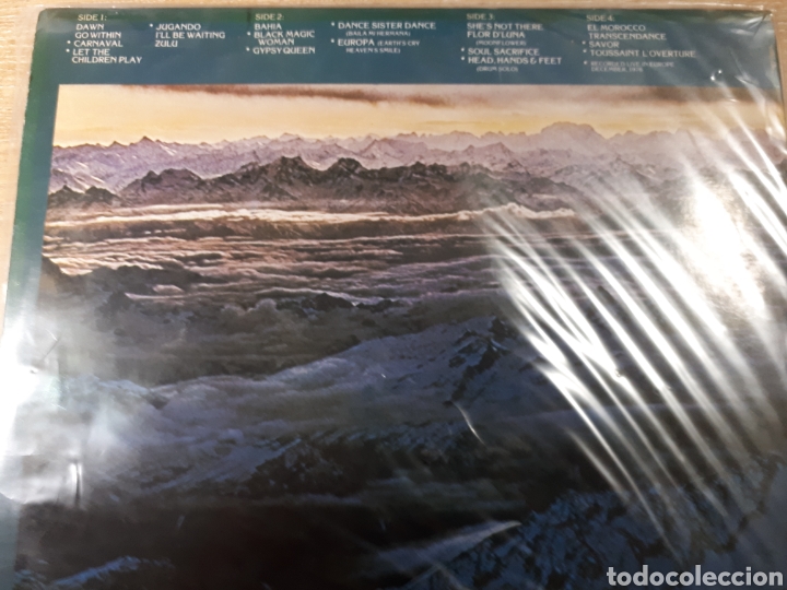 Discos de vinilo: SANTANA MOONFLOWER DOBLE LP EN DIRECTO - Foto 2