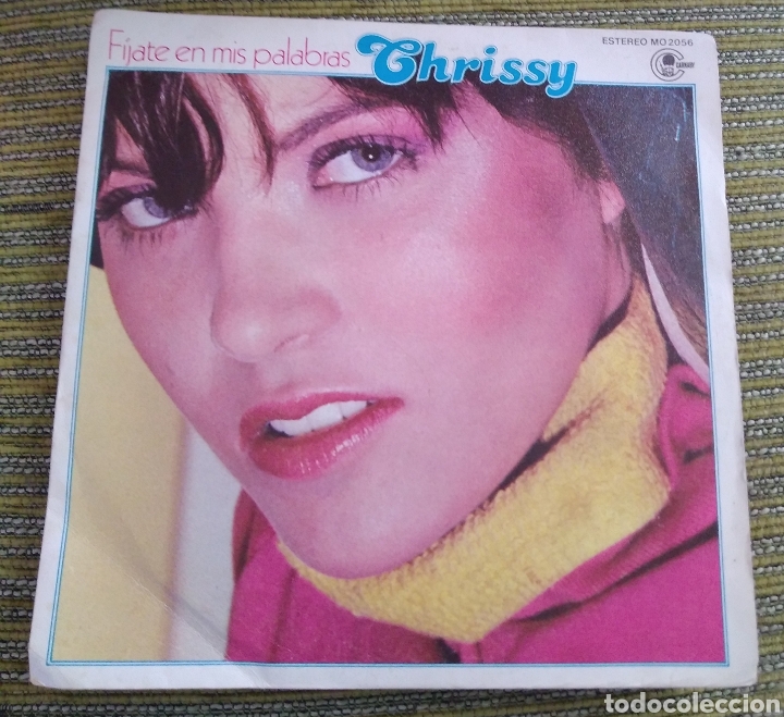Discos de vinilo: Chrissy - f&iacute;jate en mis palabras - Foto 1