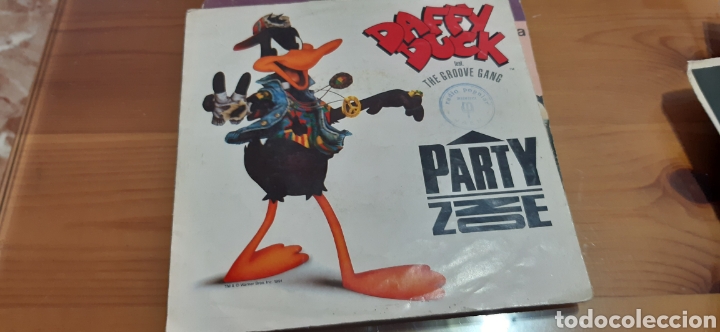 Discos de vinilo: Disco vinilo single DAFFY DUCK,PARTY ZONE - Foto 1