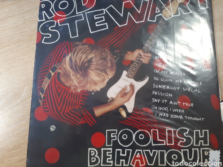 Discos de vinilo: ROD STEWART FOOLISH BEHAVIOUR - Foto 2